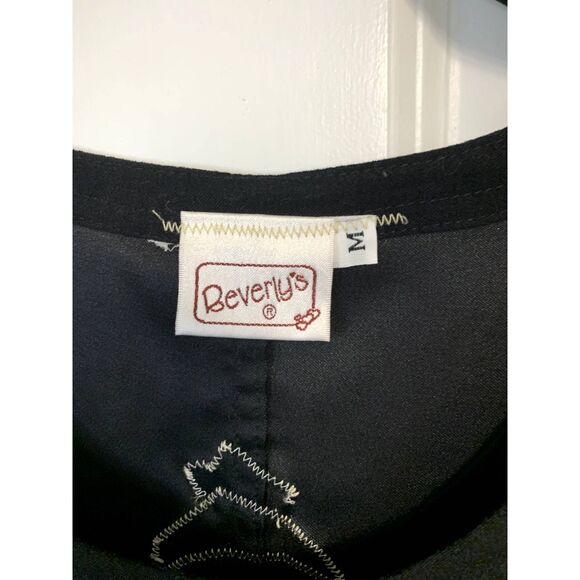 Vintage Beverly's Snowman Artwear Maxi Dress Size Medium - Picture 7 of 8